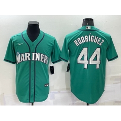 Youth Seattle Mariners 44 Julio Rodriguez Ray Green Stitched MLB Cool Base Nike Jersey