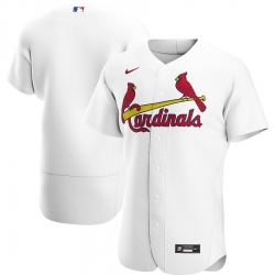 Men St  Louis St.Louis Cardinals Men Nike White Home 2020 Flex Base Team MLB Jersey