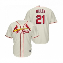 Youth St Louis Cardinals 21 Andrew Miller Replica Cream Alternate Cool Base Baseball Jersey 