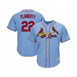 Youth St. Louis Cardinals #22 Jack Flaherty Authentic Light Blue Alternate Cool Base Baseball Player Jersey