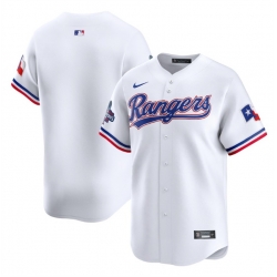Men Texas Rangers Blank White 2023 World Series Champions Stitched Baseball Jersey