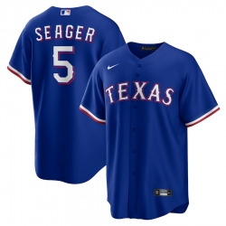 Men's Texas Rangers Corey Seager Nike Royal Alternate Replica Player Jersey