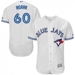 Blue Jays 60 Tanner Roark White Flexbase Authentic Collection Stitched MLB Jersey