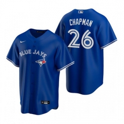 Men Toronto Blue Jays 26 Matt Chapman Royal Cool Base Stitched Jerse