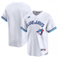 Men Toronto Blue Jays Blank White Cooperstown Collection Limited Stitched Baseball Jersey