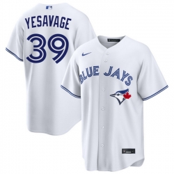 Men Toronto Blue Jays Trey Yesavage 39 White Home Limited Stitched Baseball Jersey