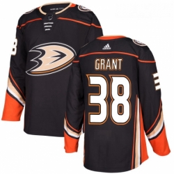 Youth Adidas Anaheim Ducks 38 Derek Grant Premier Black Home NHL Jersey 