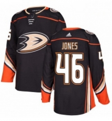 Youth Adidas Anaheim Ducks 46 Max Jones Authentic Black Home NHL Jersey 