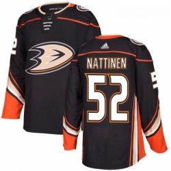 Youth Adidas Anaheim Ducks 52 Julius Nattinen Authentic Black Home NHL Jersey 