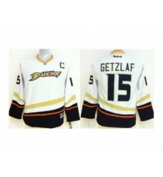 Youth NHL Jerseys Anaheim Ducks #15 Getzlaf white[2014 new][patch C]