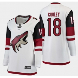 Men Arizona Coyotes Logan Cooley #18 Stitched NHL Home White Jersey
