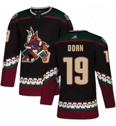 Mens Adidas Arizona Coyotes 19 Shane Doan Premier Black Alternate NHL Jersey 