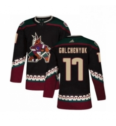 Youth Adidas Arizona Coyotes 17 Alex Galchenyuk Premier Black Alternate NHL Jersey 