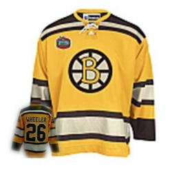 Boston Bruins #26 wheeler 2010 Winter Classic Premier Jersey yellow