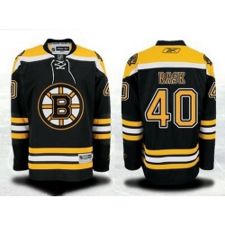 Boston Bruins #40 Tuukka Rask Black Jersey