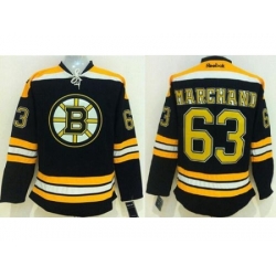 Boston Bruins #63 Brad Marchand Black Stitched NHL Jersey