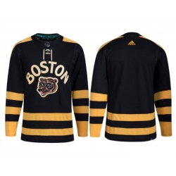 Men Boston Bruins Blank Black Classic Primegreen Stitched Jersey