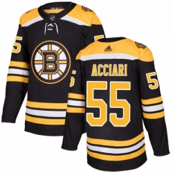 Mens Adidas Boston Bruins 55 Noel Acciari Premier Black Home NHL Jersey 