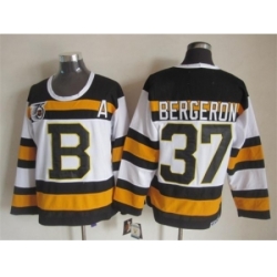 NHL Boston Bruins #37 Patrice Bergeron white jerseys[m&n 75th]