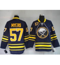 Buffalo Sabres #57 Tyler Myers dark blue