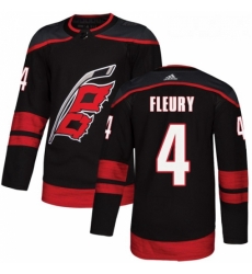 Youth Adidas Carolina Hurricanes 4 Haydn Fleury Premier Black Alternate NHL Jersey 