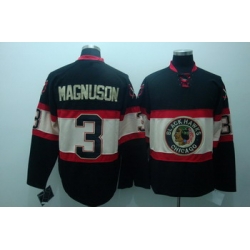 Chicago Blackhawks 3 Magnuson Black Jerseys New Third 2010 STANLEY CUP CHAMPIONS