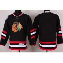 Chicago Blackhawks Blank Black 2014 Stadium Series NHL Jersey