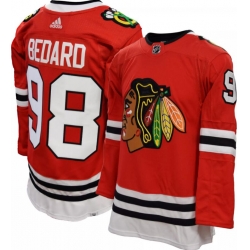 Men Chicago Blackhawks Connor Bedard #98 Red Stitched NHL jersey