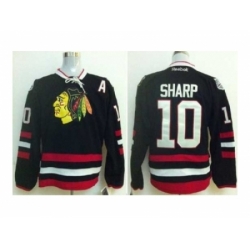 NHL Jerseys Chicago Blackhawks #10 Sharp black[2014 new stadium][patch A]