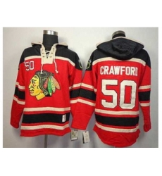 NHL jerseys Chicago Blackhawks #50 Crawford red[pullover hooded sweatshirt]