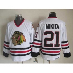 nhl jerseys chicago blackhawks 21 mikita white