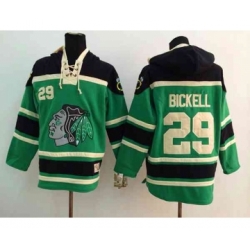 nhl jerseys chicago blackhawks #29 bickell green[pullover hooded sweatshirt]