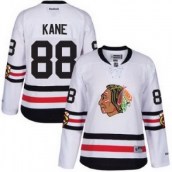 Blackhawks #88 Patrick Kane White 2017 Winter Classic Womens Stitched NHL Jersey