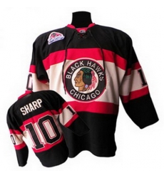 Youth RBK Chicago Blackhawks #10 PATRICK SHARP WINTER CLASSIC Black