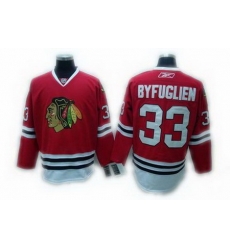 Youth kids Chicago Blackhawks #33 BYFUGLIEN Jerseys red