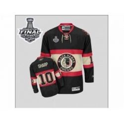 youth nhl jerseys chicago blackhawks #10 sharp black New Third[2015 stanley cup]