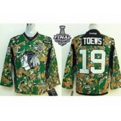 youth nhl jerseys chicago blackhawks #19 toews camo[2015 stanley cup]