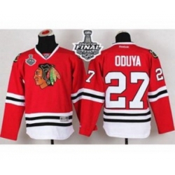 youth nhl jerseys chicago blackhawks #27 oduya red[2015 stanley cup][oduya]