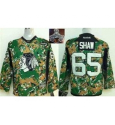 youth nhl jerseys chicago blackhawks #65 shaw camo[2015 Stanley cup champions]