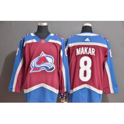 Avalanche 8 Cale Makar Blue Red Adidas Jersey