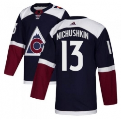 Men Colorado Avalanche #13 Valerie Nichushkin Blue Stitched adidas NHL Jersey