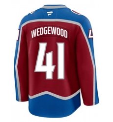 Men Colorado Avalanche #41 Scott Wedgewood Blue Home NHL jersey