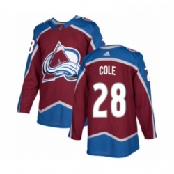 Youth Adidas Colorado Avalanche 28 Ian Cole Authentic Burgundy Red Home NHL Jersey 