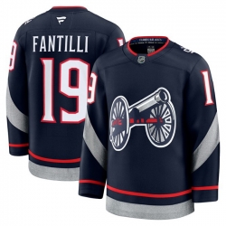 Men Columbus Blue Jackets 19 Adam Fantilli Navy 2024 25 Alternate Stitched Hockey Jersey