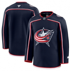 Men Columbus Blue Jackets Blank Navy 2024 25 Home Stitched Hockey Jersey