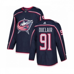 Mens Adidas Columbus Blue Jackets 91 Anthony Duclair Premier Navy Blue Home NHL Jersey 