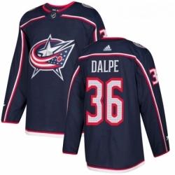 Youth Adidas Columbus Blue Jackets 36 Zac Dalpe Premier Navy Blue Home NHL Jersey 