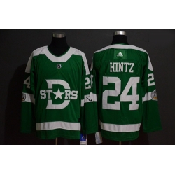 Stars 24 Roope Hintz Green 2020 Winter Classic Adidas Jersey