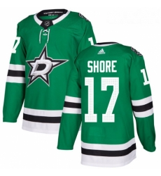 Youth Adidas Dallas Stars 17 Devin Shore Premier Green Home NHL Jersey 