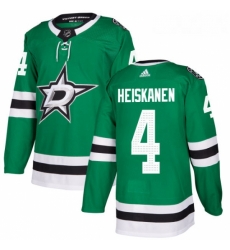 Youth Adidas Dallas Stars 4 Miro Heiskanen Premier Green Home NHL Jersey 